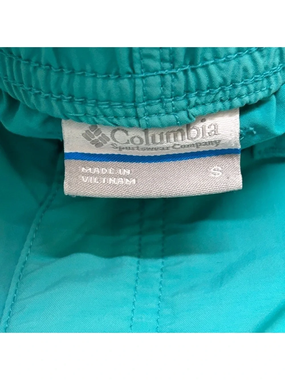 Columbia Women's Teal Sandy River Hiking Outdoor Court Shorts Size S